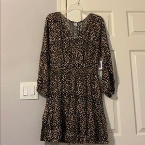 Old Navy Leopard Print Dress NWT